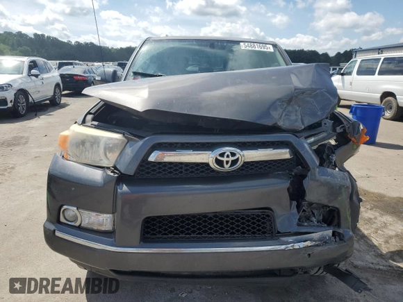 2011 Toyota 4Runner SR5 with VIN JTEZU5JRXB5032171, listed as a Copart auction lot 54881695 with 324,951 mi miles and Salvage title. Bid and sale history available at DreamBid. Image 5.