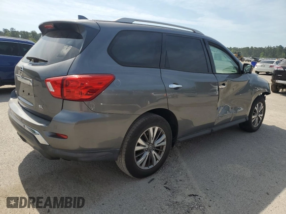 2019 Nissan Pathfinder S z VIN 5N1DR2MNXKC605066, wystawiony jako Copart lot #52806895 z przebiegiem 123 017 mil mil oraz Szkoda całkowita • Salvage title. Historia ofert i sprzedaży dostępna na DreamBid. Obrazek 3.