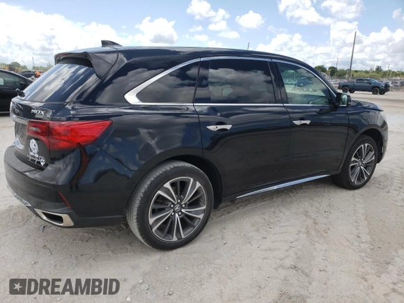 2020 Acura MDX Technology with VIN 5J8YD3H50LL018172, listed as a Copart auction lot 62279265 with 61,584 mi miles and Salvage title. Bid and sale history available at DreamBid. Image 3.