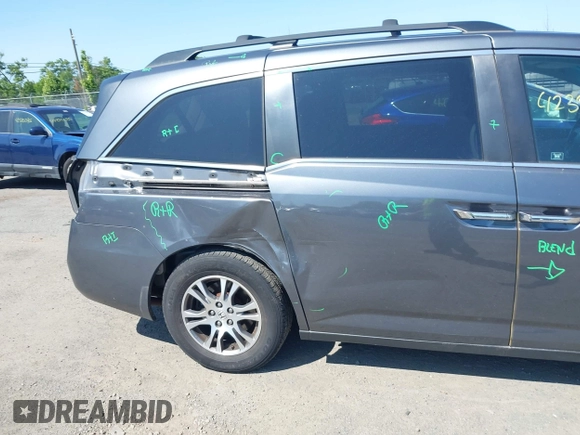 2011 Honda Odyssey EX с VIN 5FNRL5H46BB009440, выставлен на аукционе IAAI как лот 42399206 с пробегом 95 943 миль миль и . История ставок и продаж доступна на DreamBid. Изображение 6.