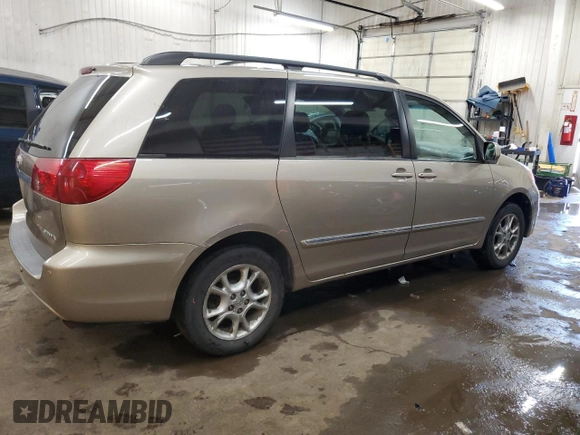 2006 Toyota Sienna XLE with VIN 5TDBA22C46S071880, listed as a Copart auction lot 48380305 with 168,152 mi miles and Salvage Title. Bid and sale history available at carsss.com. Image 3.