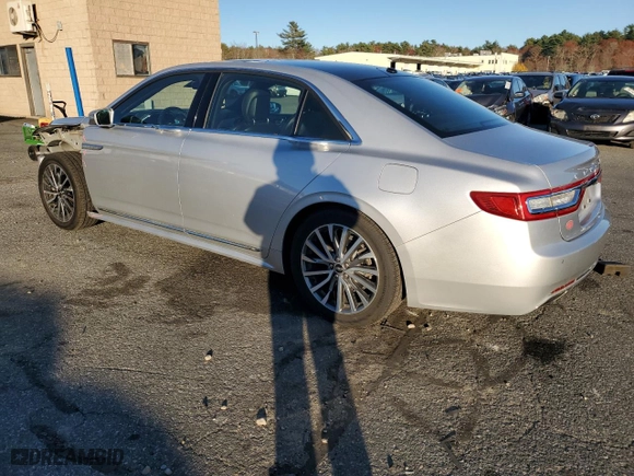 2017 Lincoln Continental Select with VIN 1LN6L9TK5H5608979, listed as a Copart auction lot 80383124 with 39,112 mi miles and Salvage Title. Bid and sale history available at carsss.com. Image 2.