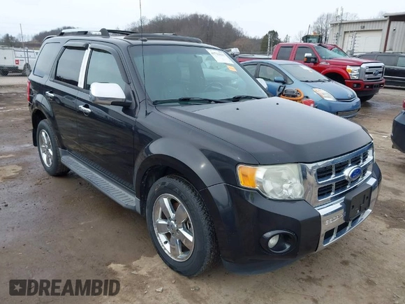 2011 Ford Escape Limited with VIN 1FMCU9EG4BKB89802, listed as a IAAI auction lot 41723632 with 265,092 mi miles. Bid and sale history available at carsss.com. Image 1.