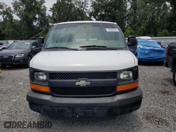2013 Chevrolet Express Cargo with VIN 1GCSGAFX8D1119655, listed as a Copart auction lot 65659025 with 81,670 mi miles and Salvage title. Bid and sale history available at DreamBid. Image 5.