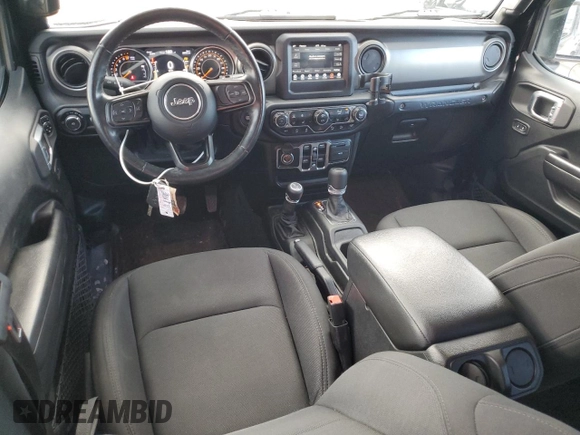 2020 Jeep Wrangler Unlimited Willys with VIN 1C4HJXDG7LW234492, listed as a Copart auction lot 85474054 with 90,897 mi miles and Non repairable. Bid and sale history available at DreamBid. Image 8.
