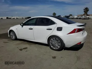 2015 Lexus IS 250 with VIN JTHCF1D26F5022849, listed as a Copart auction lot 57132835 with 130,162 mi miles and Salvage title. Bid and sale history available at DreamBid. Image 2.