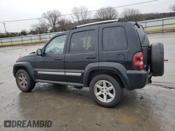 2005 Jeep Liberty Limited with VIN 1J4GK58K95W652061, listed as a Copart auction lot 43195585 with 150,181 mi miles and Salvage Title. Bid and sale history available at carsss.com. Image 2.