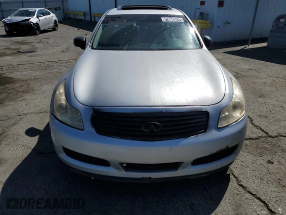 2008 Infiniti G35 Journey with VIN JNKBV61E08M218577, listed as a Copart auction lot 62776125 with 246,590 mi miles and Salvage title. Bid and sale history available at DreamBid. Image 5.