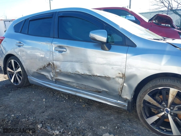 2017 Subaru Impreza Sport with VIN 4S3GTAL69H1754354, listed as a IAAI auction lot 41824436 with 86,082 mi miles. Bid and sale history available at carsss.com. Image 17.