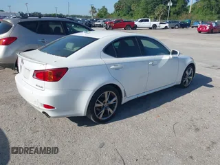 2009 Lexus IS 250 with VIN JTHBK262495093692, listed as a IAAI auction lot 42022209 with 195,379 mi miles. Bid and sale history available at carsss.com. Image 4.