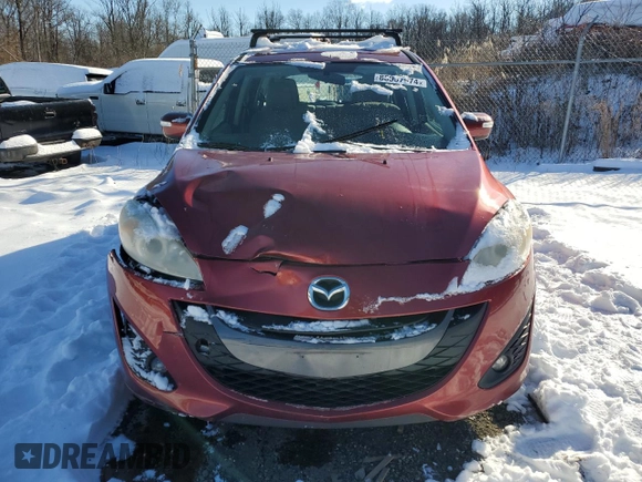2013 Mazda 5 Touring with VIN JM1CW2CLXD0153178, listed as a Copart auction lot 86957974 with 142,208 mi miles and Salvage Title. Bid and sale history available at carsss.com. Image 5.