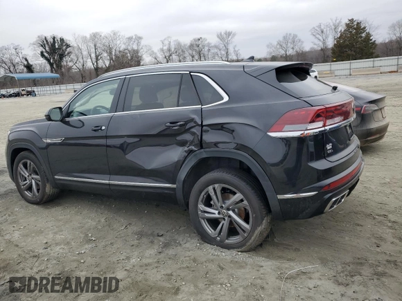 2024 Volkswagen Atlas SEL R-Line with VIN 1V2AE2CA3RC263552, listed as a Copart auction lot 43369105 with 1,036 mi miles and Salvage title. Bid and sale history available at DreamBid. Image 2.