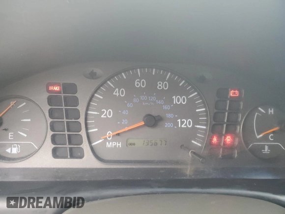 2001 Nissan Sentra GXE with VIN 3N1CB51D81L519441, listed as a Copart auction lot 43999735 with 135,677 mi miles and Salvage title. Bid and sale history available at DreamBid. Image 9.