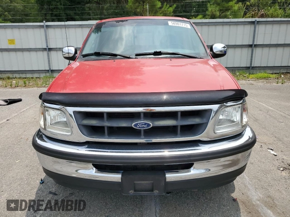 1997 Ford F-150 XL with VIN 1FTEX17L1VNB55769, listed as a Copart auction lot 58901715 with 174,234 mi miles and Salvage title. Bid and sale history available at DreamBid. Image 5.