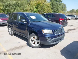 2014 Jeep Compass Sport with VIN 1C4NJCBB0ED660610, listed as a IAAI auction lot 40506737 with 209,670 mi miles. Bid and sale history available at carsss.com. Image 1.