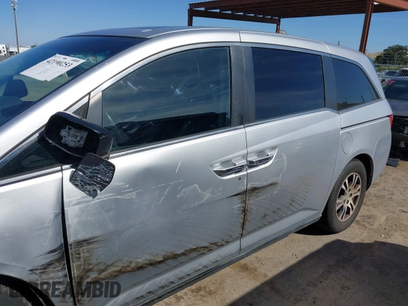 2012 Honda Odyssey EX-L с VIN 5FNRL5H66CB051612, выставлен на аукционе IAAI как лот 42190253 с пробегом 160 471 миль миль и . История ставок и продаж доступна на DreamBid. Изображение 14.