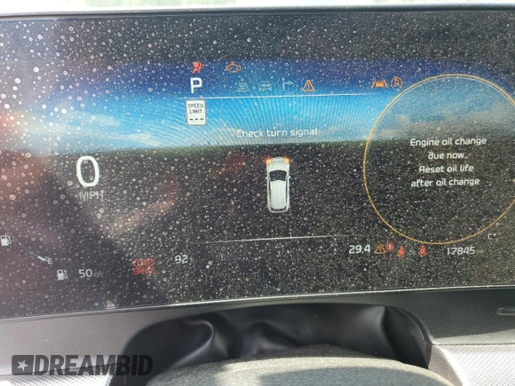2023 Kia Sportage SX-Prestige with VIN 5XYK53AF8PG104724, listed as a Copart auction lot 57348665 with 17,845 mi miles and Salvage title. Bid and sale history available at DreamBid. Image 9.