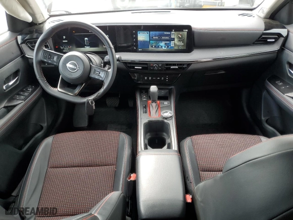 2025 Nissan Kicks SR with VIN 3N8AP6DAXSL335220, listed as a Copart auction lot 42758515 with 13,376 mi miles and Salvage Title. Bid and sale history available at carsss.com. Image 8.