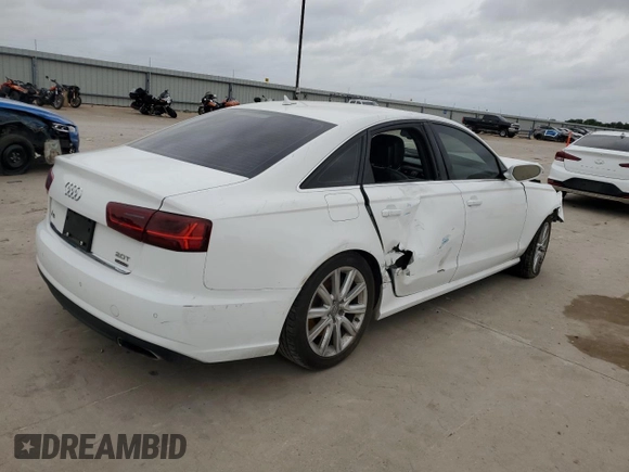 2016 Audi A6 Premium with VIN WAUFFAFCXGN043643, listed as a Copart auction lot 54610795 with Not provided miles and Salvage title. Bid and sale history available at DreamBid. Image 3.