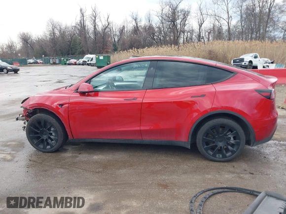 2023 Tesla Model Y Long Range with VIN 7SAYGDEE1PA169031, listed as a IAAI auction lot 41660766 with 35,253 mi miles and . Bid and sale history available at DreamBid. Image 15.