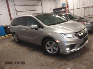 2018 Honda Odyssey EX-L with VIN 5FNRL6H74JB102004, listed as a IAAI auction lot 41724551 with 85,083 mi miles and . Bid and sale history available at DreamBid. Image 1.