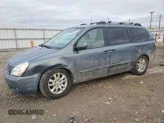 2008 Kia Sedona EX with VIN KNDMB233586209143, listed as a Copart auction lot 84625874 with 210,206 mi miles and Non Repairable. Bid and sale history available at carsss.com. Image 1.
