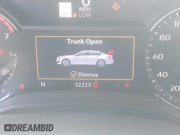2023 Cadillac CT5 Luxury z VIN 1G6DW5RK3P0106764, wystawiony jako IAAI lot #42491584 z przebiegiem 32 223 mil mil oraz . Historia ofert i sprzedaży dostępna na DreamBid. Obrazek 15.