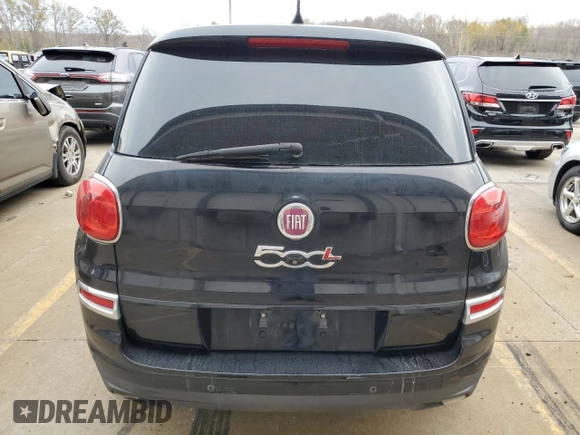 2018 FIAT 500L Lounge with VIN ZFBCFACH2JZ040700, listed as a Copart auction lot 81126734 with 137,235 mi miles and Clean Title. Bid and sale history available at DreamBid. Image 6.