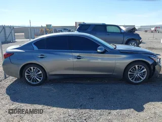 2019 Infiniti Q50 3.0t LUXE with VIN JN1EV7AP9KM516769, listed as a IAAI auction lot 41836255 with 40,017 mi miles. Bid and sale history available at carsss.com. Image 13.