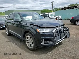 2021 Audi Q7 Premium Plus with VIN WA1LXAF76MD038019, listed as a Copart auction lot 57455365 with 30,848 mi miles and Salvage title. Bid and sale history available at DreamBid. Image 14.
