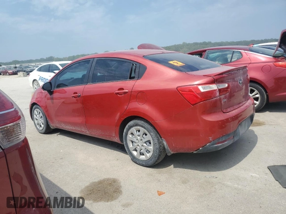 2013 Kia Rio LX with VIN KNADM4A30D6307304, listed as a Copart auction lot 66700254 with Not Provided miles and Salvage Title. Bid and sale history available at DreamBid. Image 2.