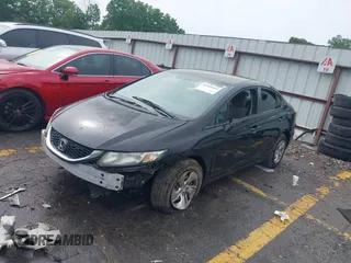 2015 Honda Civic LX with VIN 19XFB2F50FE218409, listed as a IAAI auction lot 42209021 with 165,918 mi miles and . Bid and sale history available at DreamBid. Image 17.