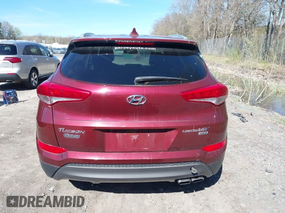 2016 Hyundai Tucson Eco with VIN KM8J3CA29GU052657, listed as a IAAI auction lot 42170324 with 80,681 mi miles. Bid and sale history available at carsss.com. Image 16.