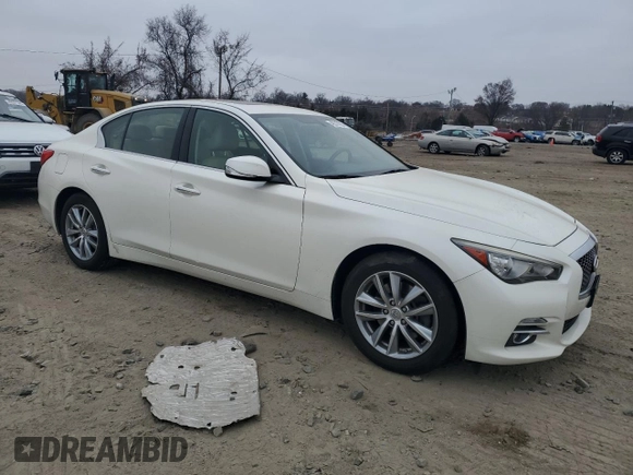 2016 Infiniti Q50 3.0t Premium with VIN JN1EV7AR5GM344216, listed as a Copart auction lot 49312195 with 141,899 mi miles and Salvage Title. Bid and sale history available at carsss.com. Image 4.