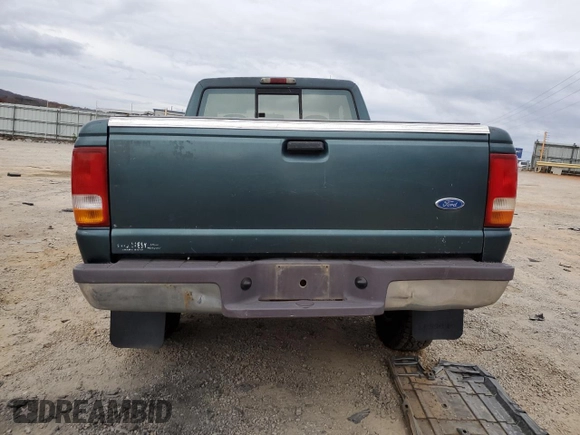 1997 Ford Ranger XLT with VIN 1FTDR15X9VTA52736, listed as a Copart auction lot 82224864 with 97,461 mi miles and Salvage Title. Bid and sale history available at carsss.com. Image 6.