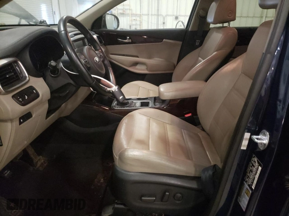 2017 Kia Sorento EX with VIN 5XYPHDA5XHG203718, listed as a Copart auction lot 49319725 with 62,189 mi miles and Salvage Title. Bid and sale history available at DreamBid. Image 7.