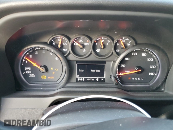 2024 Chevrolet Silverado 1500 Custom Trail Boss with VIN 3GCUDCED4RG307697, listed as a Copart auction lot 42723085 with 4,847 mi miles and Salvage Title. Bid and sale history available at carsss.com. Image 9.