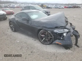2022 Toyota GR Supra 3.0 with VIN WZ1DB0C07NW050097, listed as a Copart auction lot 43938695 with 41,439 mi miles and Salvage Title. Bid and sale history available at carsss.com. Image 4.