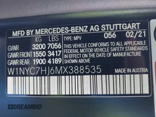 2021 Mercedes-Benz G 63 AMG z VIN W1NYC7HJ6MX388535, wystawiony jako IAAI lot #41963629 z przebiegiem 48 220 mil mil oraz . Historia ofert i sprzedaży dostępna na DreamBid. Obrazek 9.