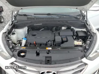 2017 Hyundai Santa Fe 2.4L with VIN 5NMZU3LB0HH052332, listed as a Copart auction lot 60598945 with 43,471 mi miles and Salvage title. Bid and sale history available at DreamBid. Image 11.
