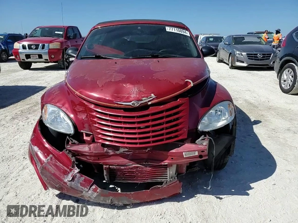 2005 Chrysler PT Cruiser Touring with VIN 3C3EY55E65T363403, listed as a Copart auction lot 77110894 with 94,509 mi miles and Salvage Title. Bid and sale history available at carsss.com. Image 11.