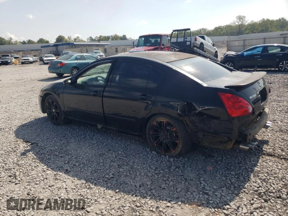2008 Nissan Maxima 3.5 SE with VIN 1N4BA41E08C829948, listed as a Copart auction lot 68758234 with 216,497 mi miles and Salvage Title. Bid and sale history available at carsss.com. Image 2.