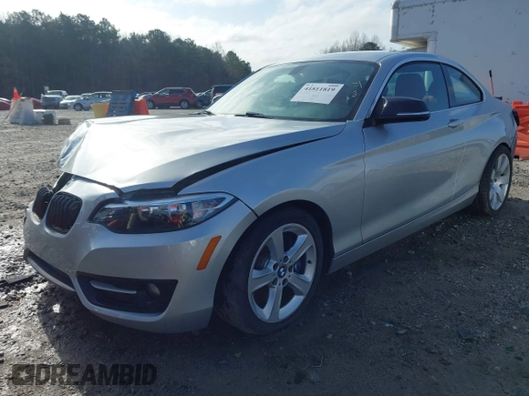 2016 BMW 2 Series 228i with VIN WBA1F9C58GV546490, listed as a IAAI auction lot 41811819 with 69,434 mi miles. Bid and sale history available at carsss.com. Image 21.