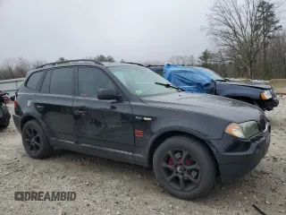 2004 BMW X3 3.0i z VIN WBXPA93424WC32669, wystawiony jako Copart lot #53979825 z przebiegiem 169 629 mil mil oraz Czysty tytuł • Clean title. Historia ofert i sprzedaży dostępna na DreamBid. Obrazek 4.