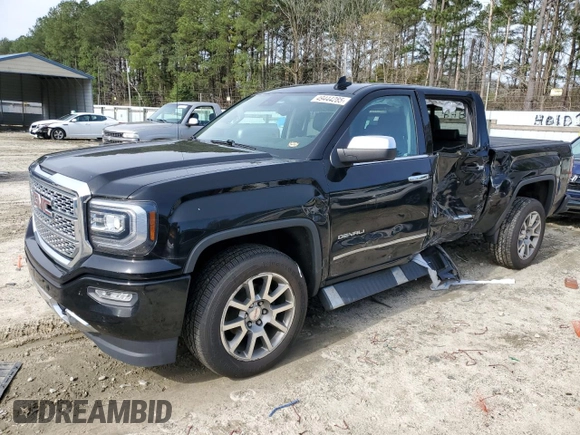 2017 GMC Sierra 1500 Denali with VIN 3GTU2PEC4HG512374, listed as a Copart auction lot 49444285 with 60,938 mi miles and Salvage Title. Bid and sale history available at DreamBid. Image 1.