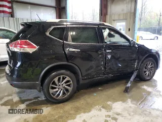 2016 Nissan Rogue SL with VIN 5N1AT2MV9GC738798, listed as a Copart auction lot 52152975 with 76,444 mi miles and Salvage Title. Bid and sale history available at DreamBid. Image 3.