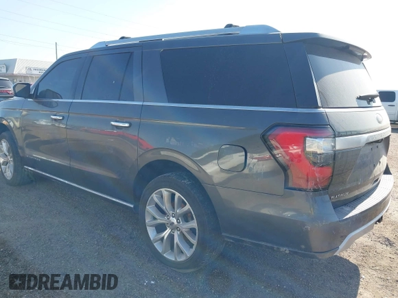 2019 Ford Expedition Max Platinum with VIN 1FMJK1MTXKEA68333, listed as a IAAI auction lot 42002336 with Not provided miles and . Bid and sale history available at DreamBid. Image 3.