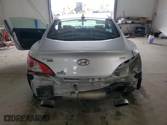 2012 Hyundai Genesis Coupe 2.0T с VIN KMHHT6KD1CU072587, выставлен на аукционе Copart как лот 54270985 с пробегом 174 968 миль миль и Списание • Salvage title. История ставок и продаж доступна на DreamBid. Изображение 6.