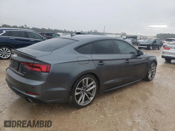2019 Audi A5 Sportback Prestige with VIN WAUFNCF55KA067283, listed as a Copart auction lot 82046473 with 82,628 mi miles. Bid and sale history available at carsss.com. Image 3.