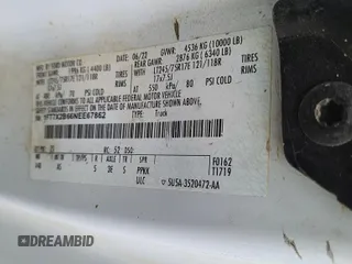 2022 Ford F-250 XL с VIN 1FT7X2B66NEE67862, выставлен на аукционе IAAI как лот 42610485 с пробегом 98 005 миль миль и . История ставок и продаж доступна на DreamBid. Изображение 16.